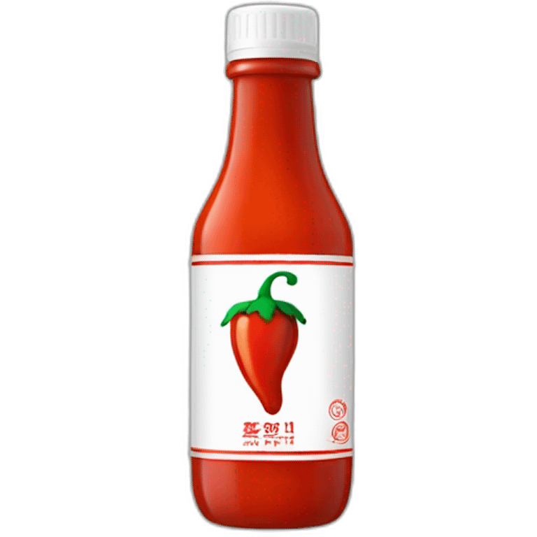 sriracha sauce bottle emoji