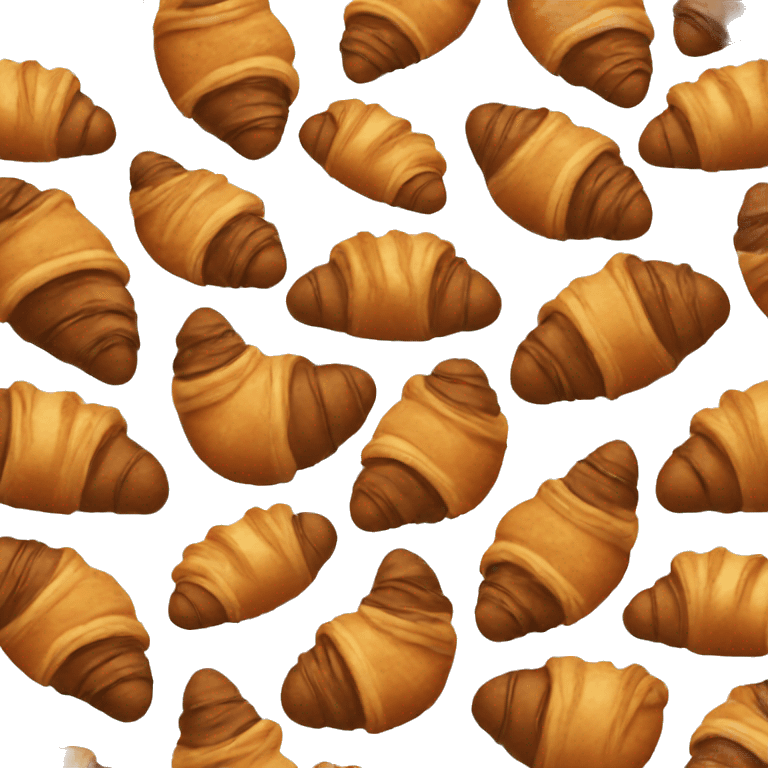 Chocolate croissant emoji