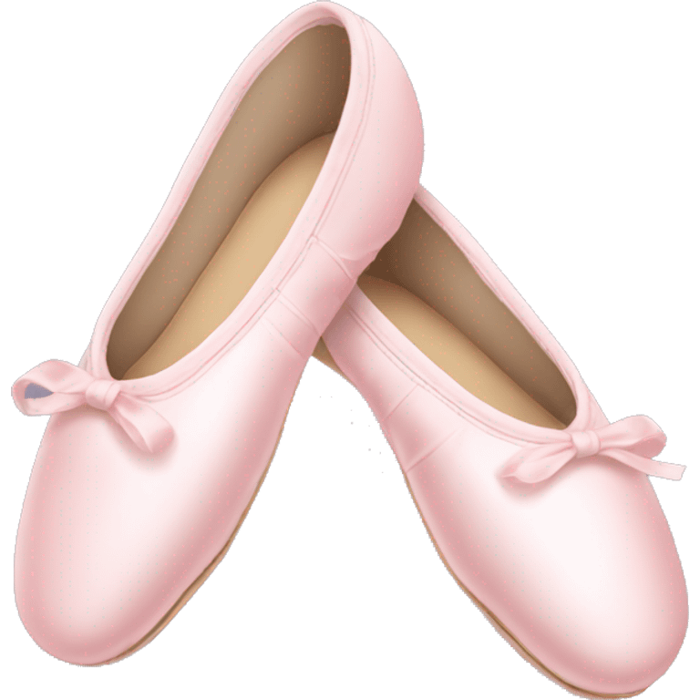 Pale pink ballet shoes emoji