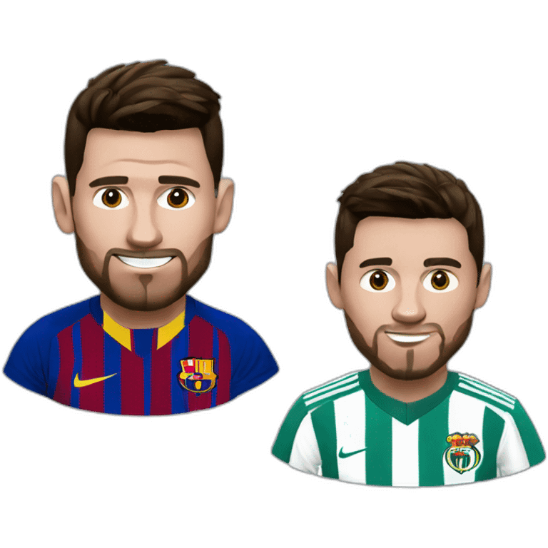 Messi on ronaldo emoji