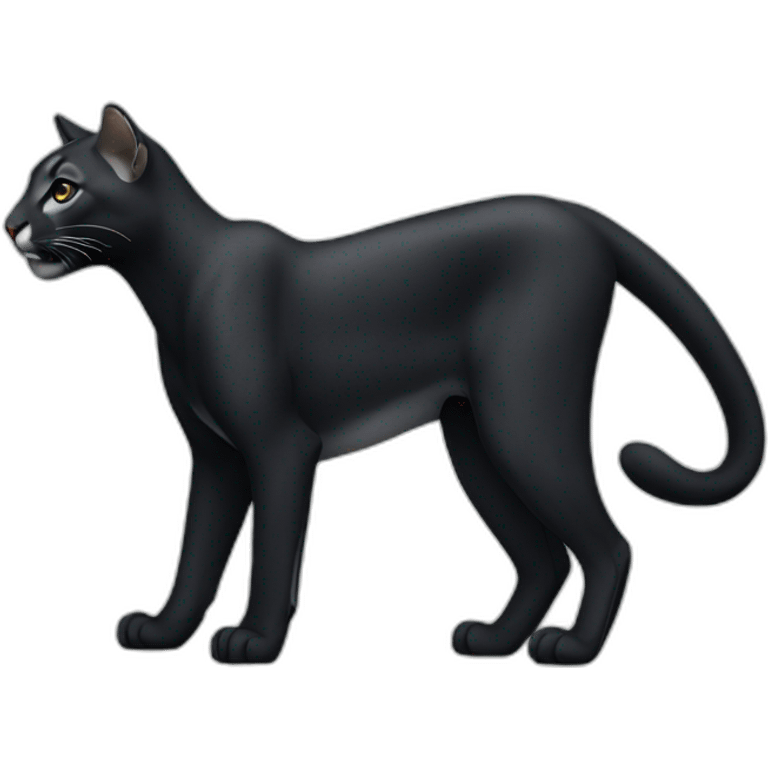 black Puma emoji