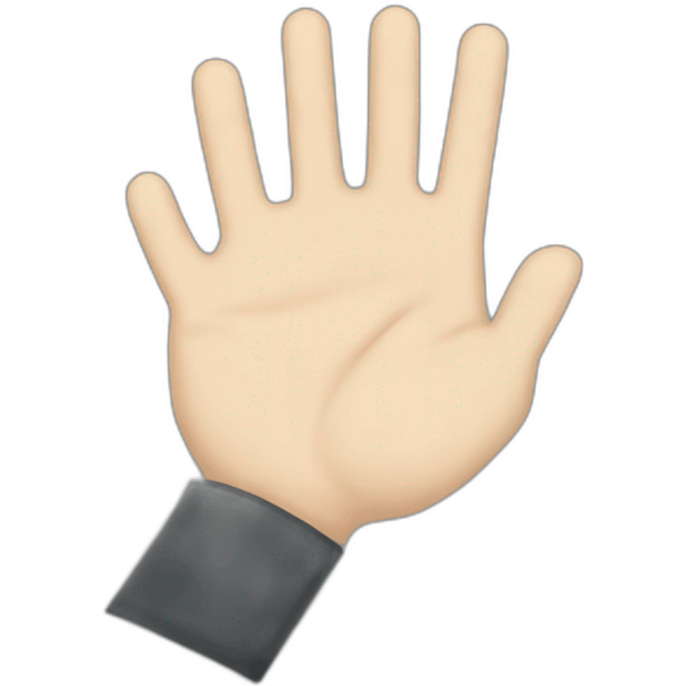 gojo satoru hand sign emoji