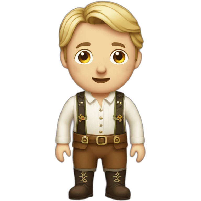 David Mitchell lederhosen emoji