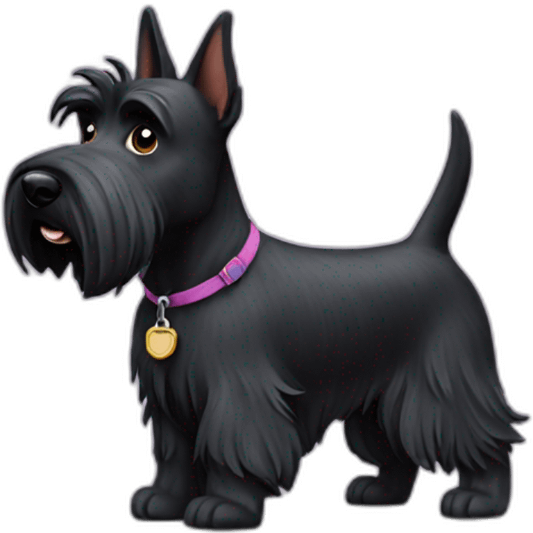 scottish-terrier-dog-walking emoji