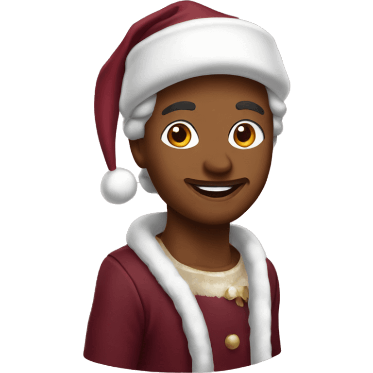 Burgundy Christmas  emoji