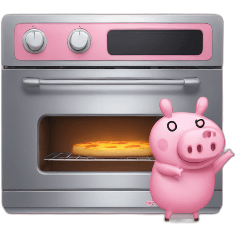 peppa pig sleep in the oven emoji