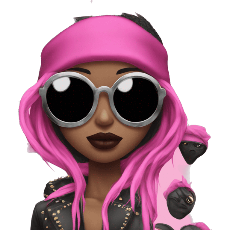 Goth Victoria Secret Model gucci beanie emoji