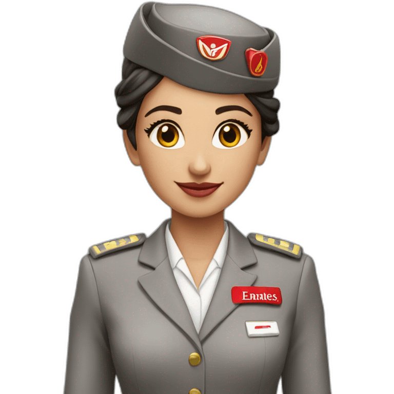 Emirates airline cabin crew emoji