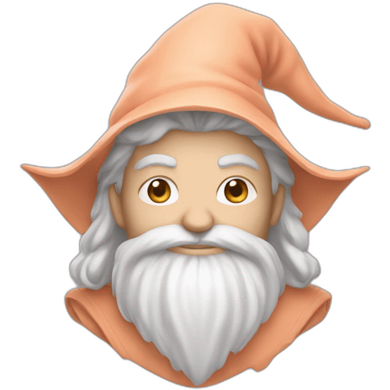 wizard in peach color emoji