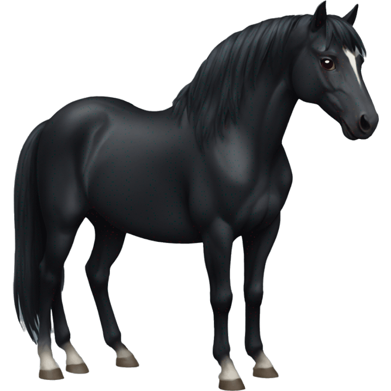 black horse emoji