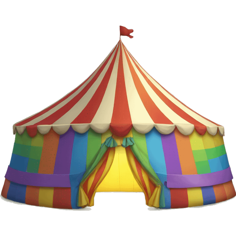 rainbow big top emoji