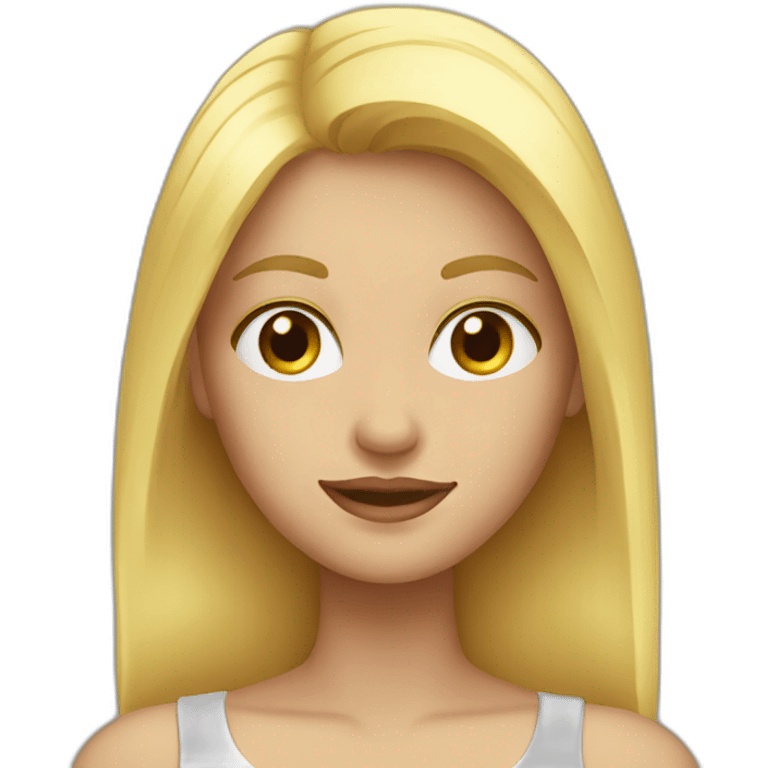 girl blond emoji