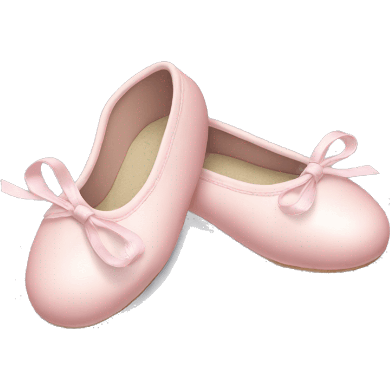 Pale pink ballet shoes emoji