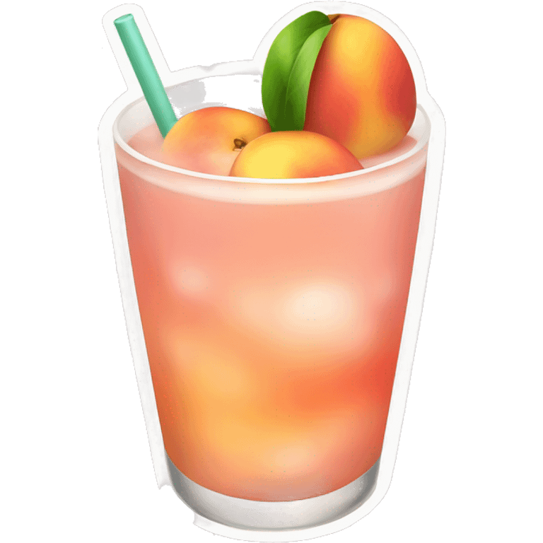 Japanese peach drink  emoji