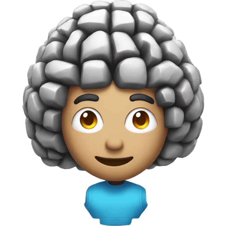 Gaming themed big brain  emoji