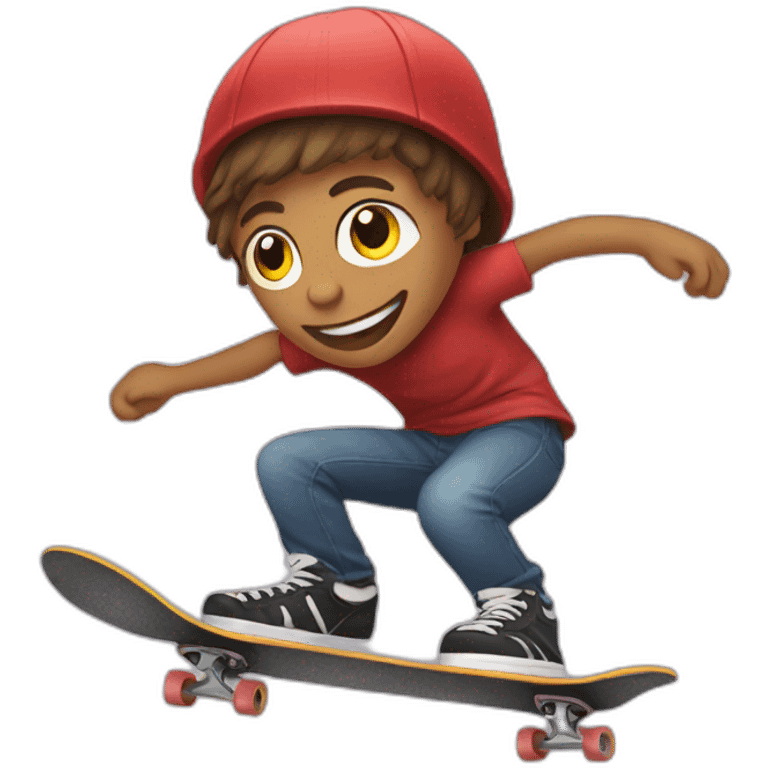 Skateboarder emoji