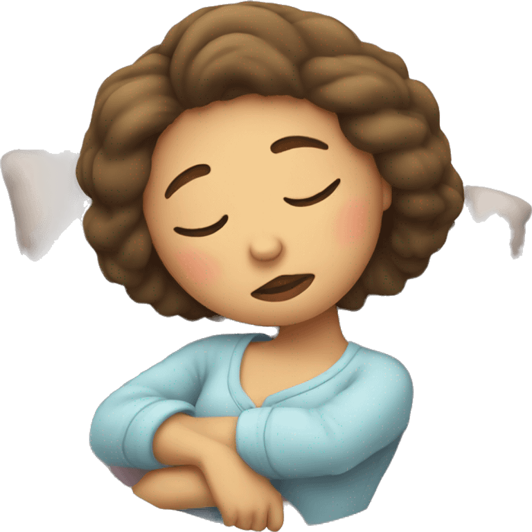 Lady sleeping  emoji