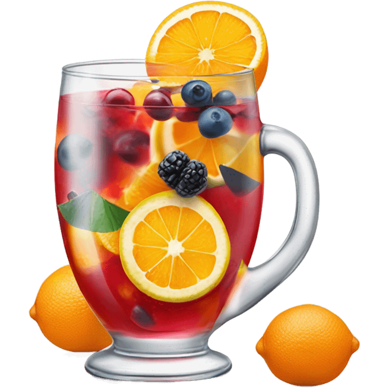 Glass of sangria emoji