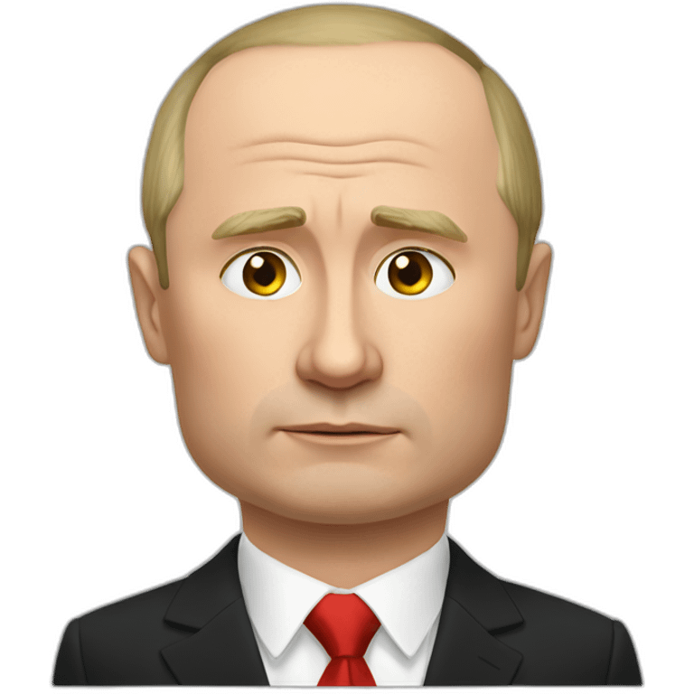 Hungover Putin in kremlin emoji