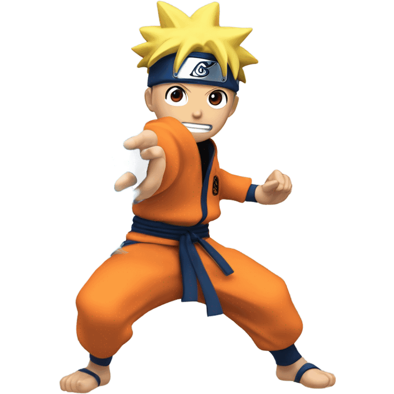 Naruto doing rasengan emoji