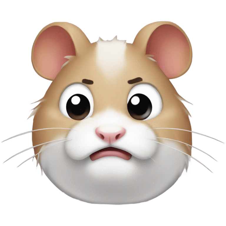 Angry hamster emoji