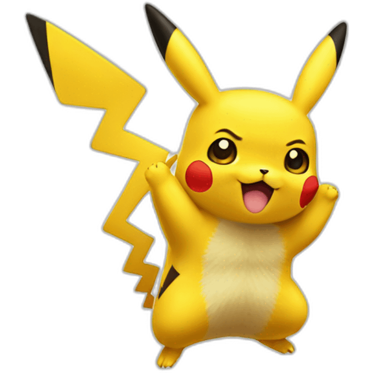 Pikachu qui fait un pouce emoji