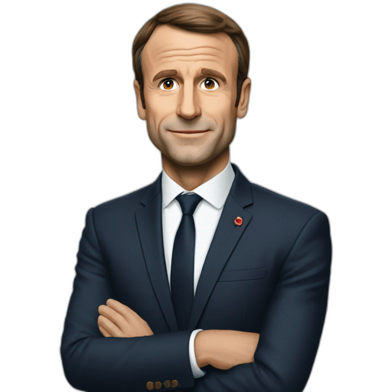 Macron président emoji