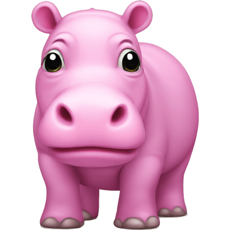 pink hippo emoji