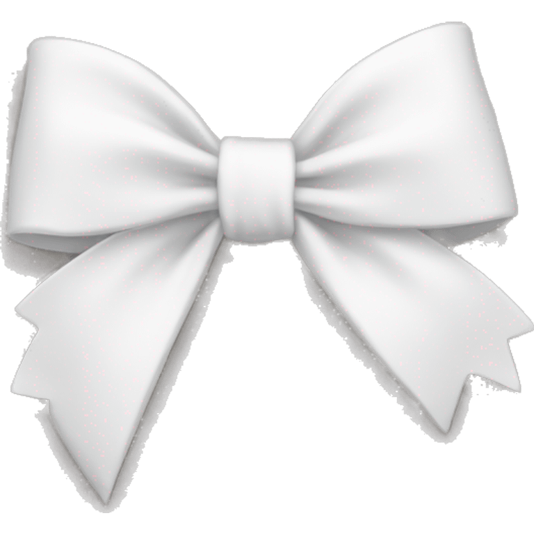 white bow emoji