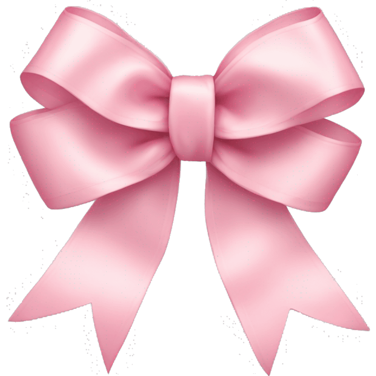 light pink ribbon bow emoji