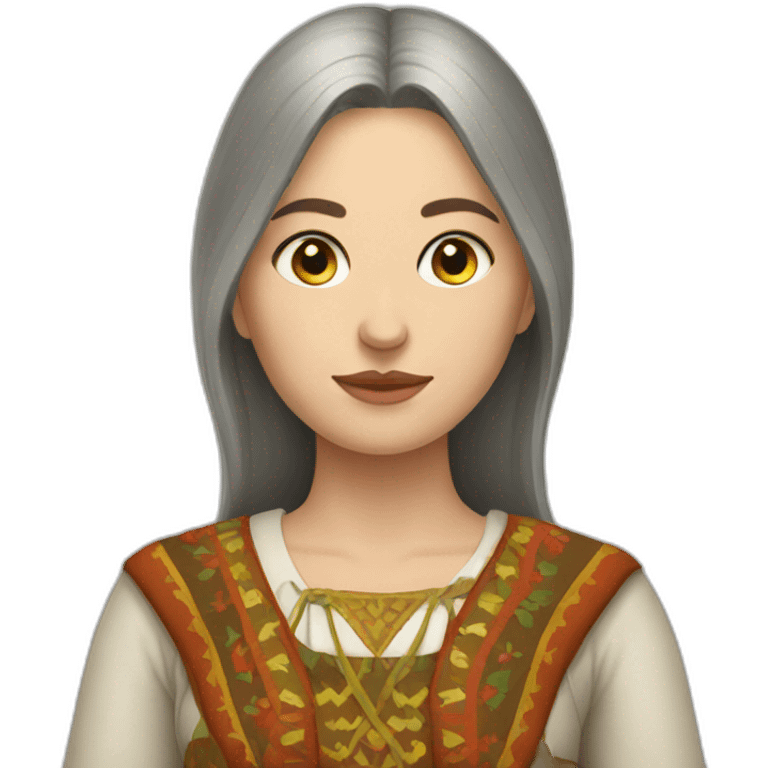 slavic clothing woman emoji