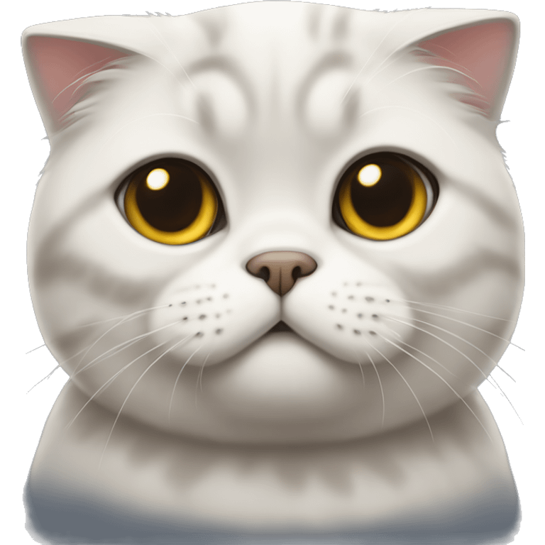 Scottish Fold cat emoji