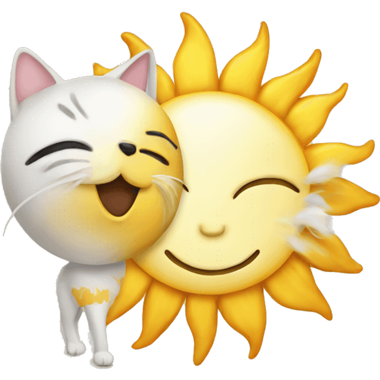 sun with cat emoji