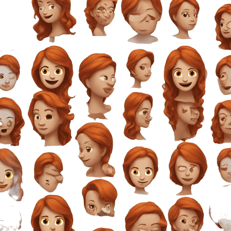 Redhead women emoji