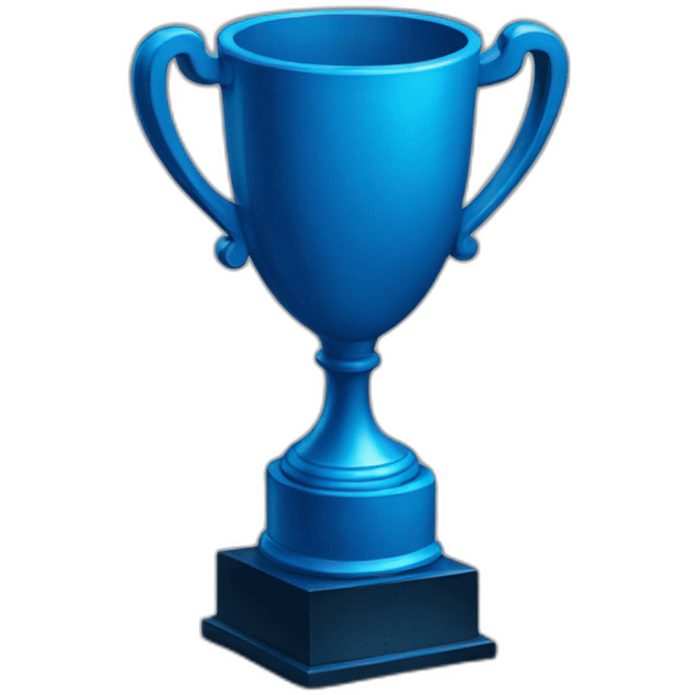 blue trophy emoji