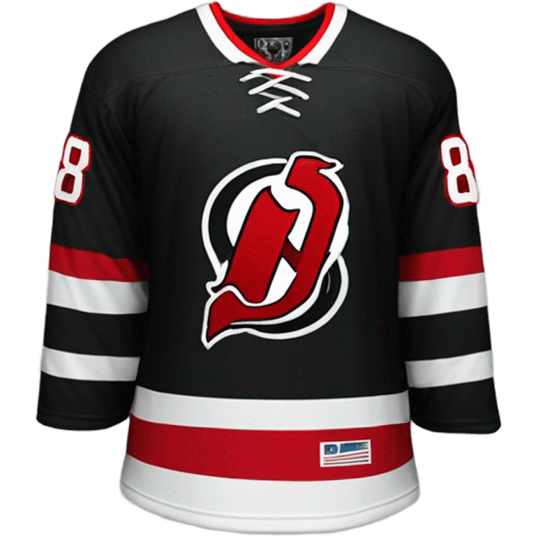 jack hughes hockey jersey 86 new jersey devils  emoji