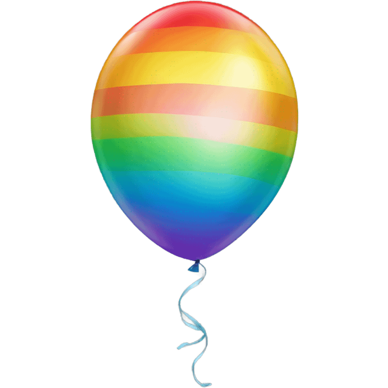 rainbow balloon emoji