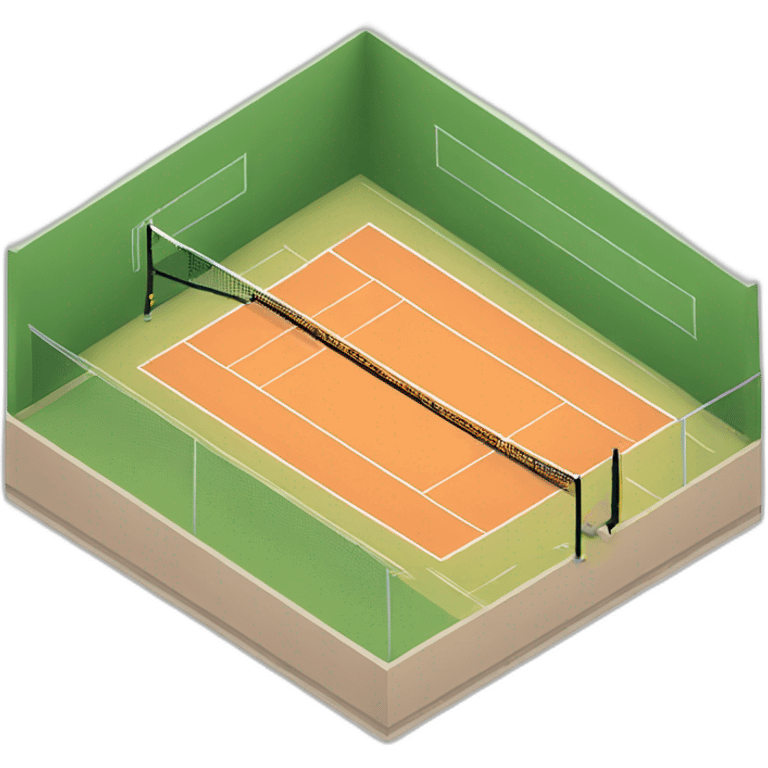 tennis court emoji