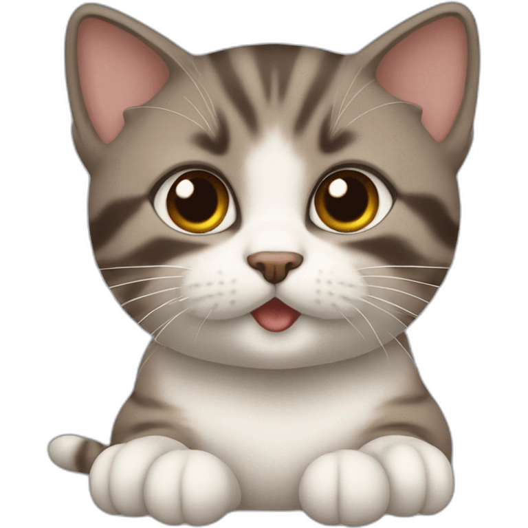 Chaton mignon émeut emoji