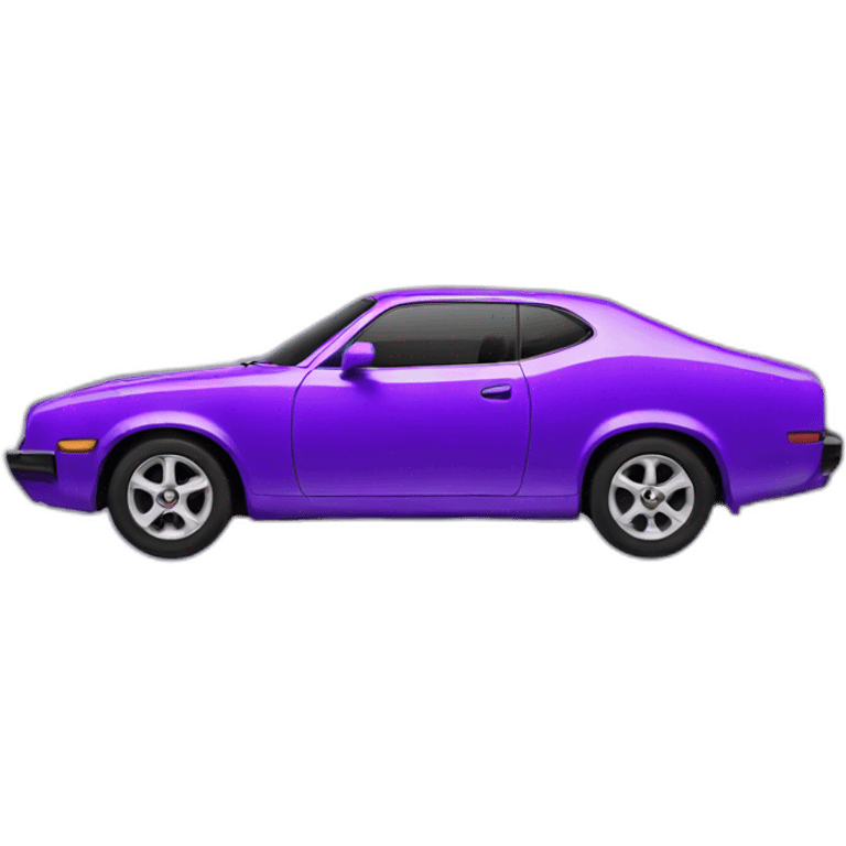 Car purple drip emoji