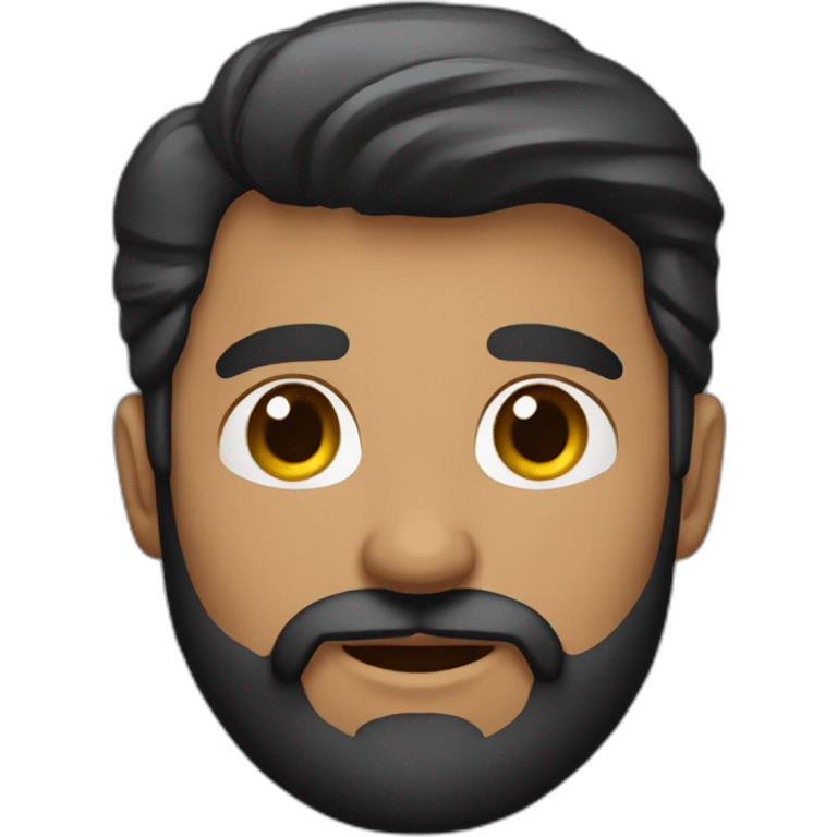 Hombre grande con barba gay emoji