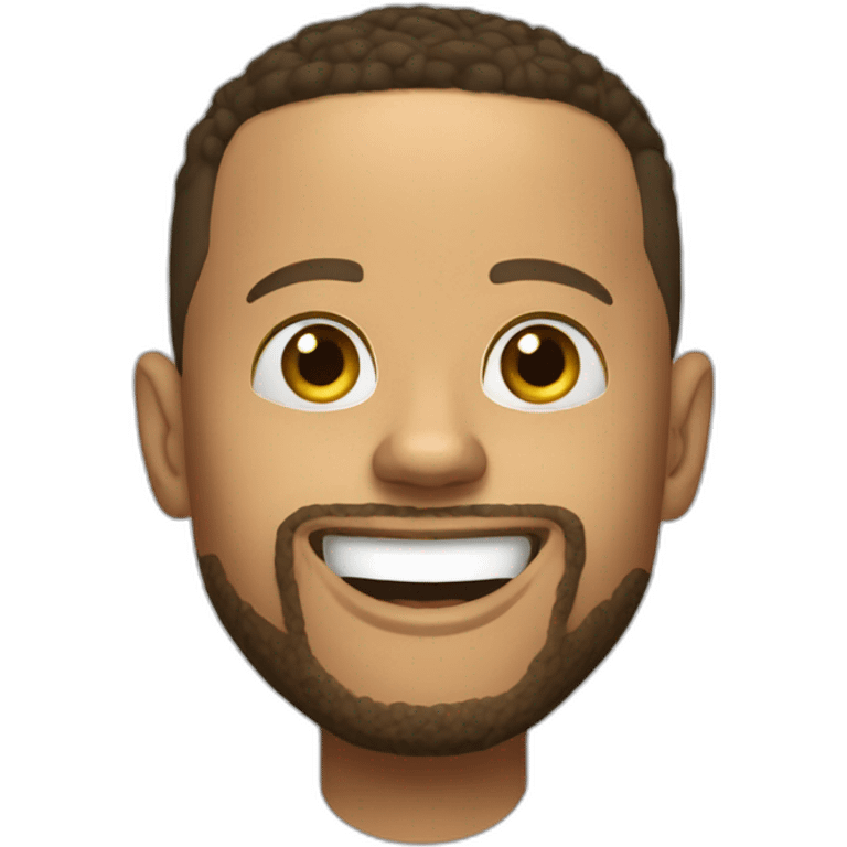 Stephen Curry doing night night emoji