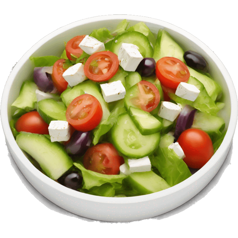 Greek salad emoji