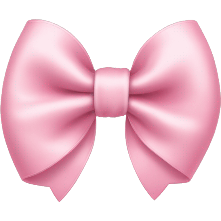 cute light pink bow emoji