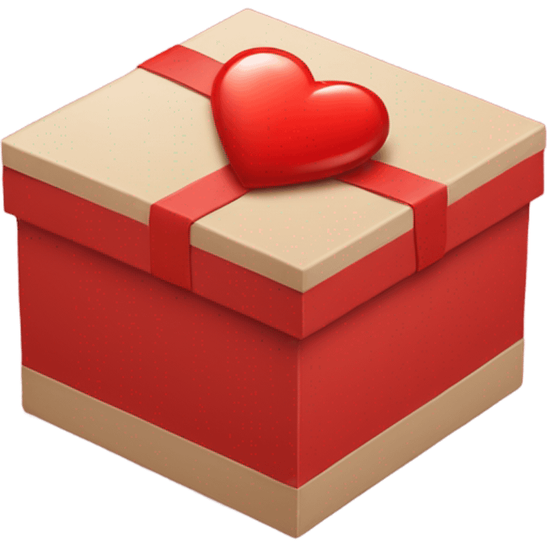 smart box on a big red heart emoji