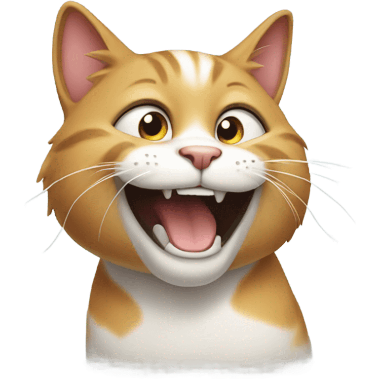 A super happy cat emoji