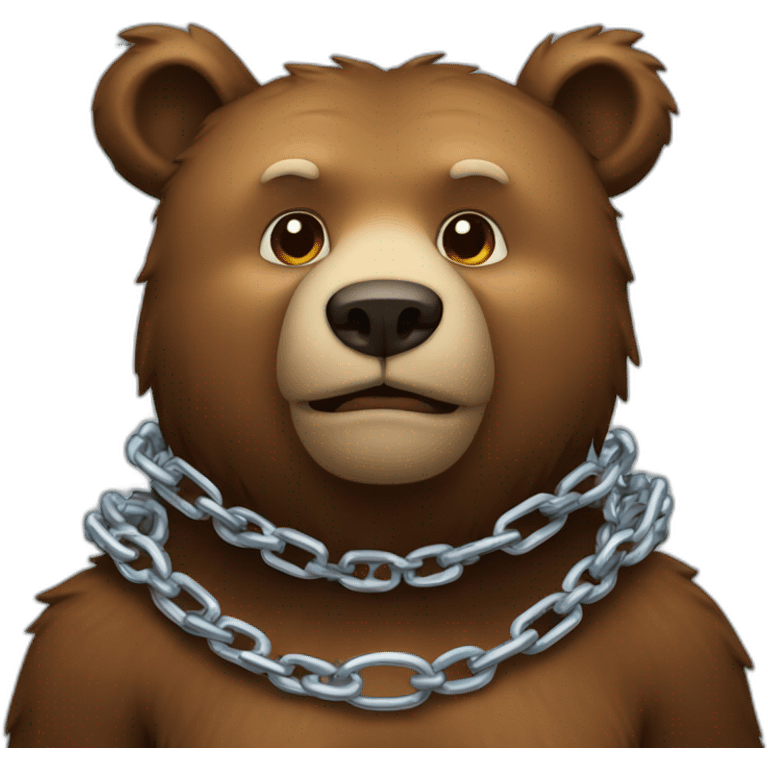 bear-wearing-a-chain emoji