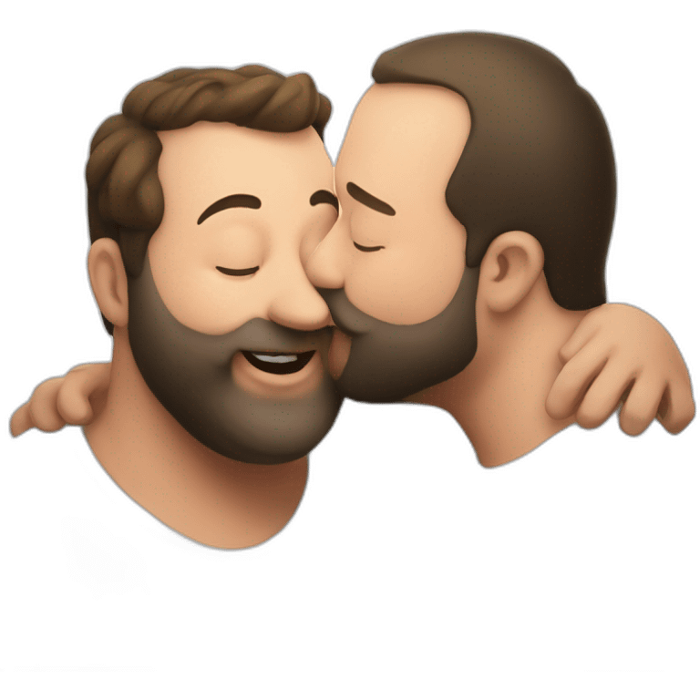 tom segura kissing bert kreischer emoji