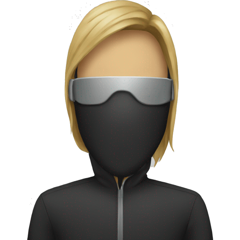 Hacker with anonymous mask emoji