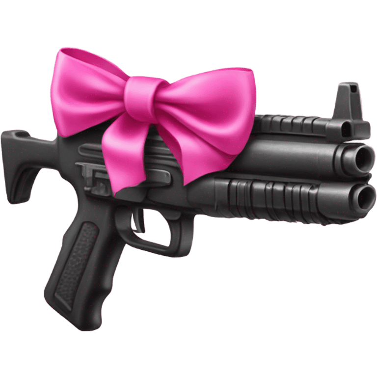 Smg with pink bow emoji